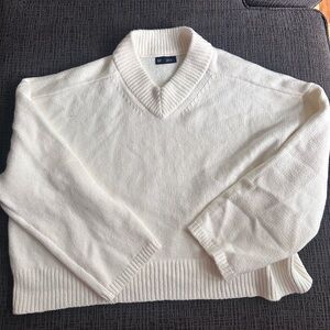 Men's White Sweater